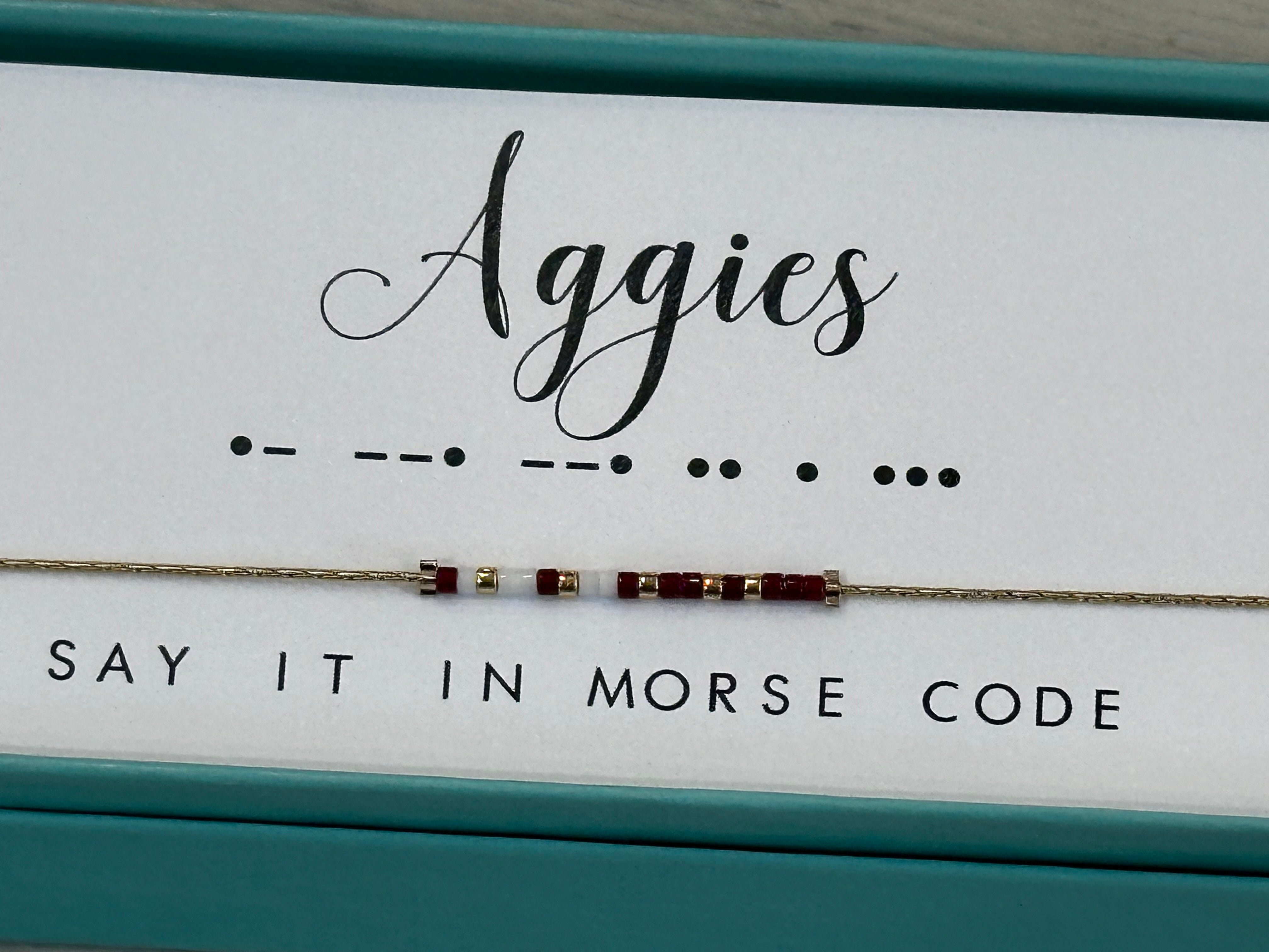 Aggies Dot & Dash Necklace