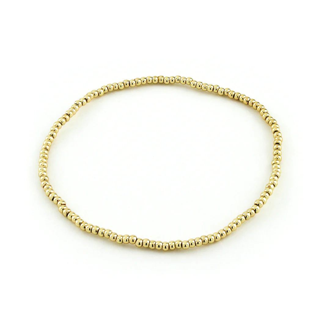 14K Gold Filled Smooth Bracelet 2mm