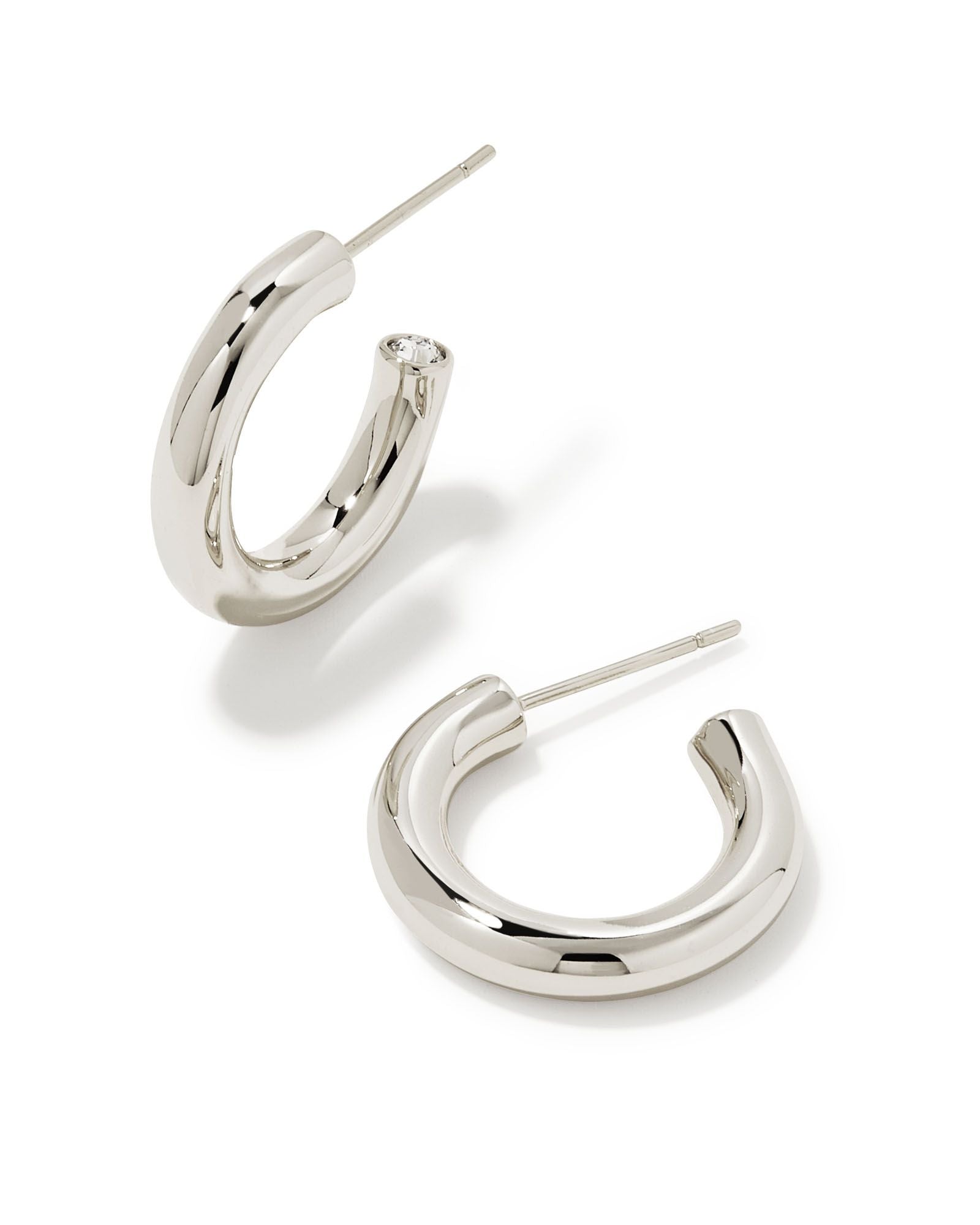 Colette Huggie Earring Silver