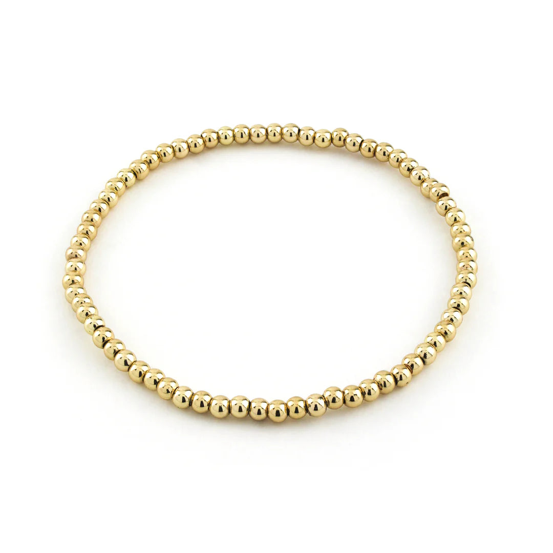 14K Gold Filled Smooth Bracelet 3mm