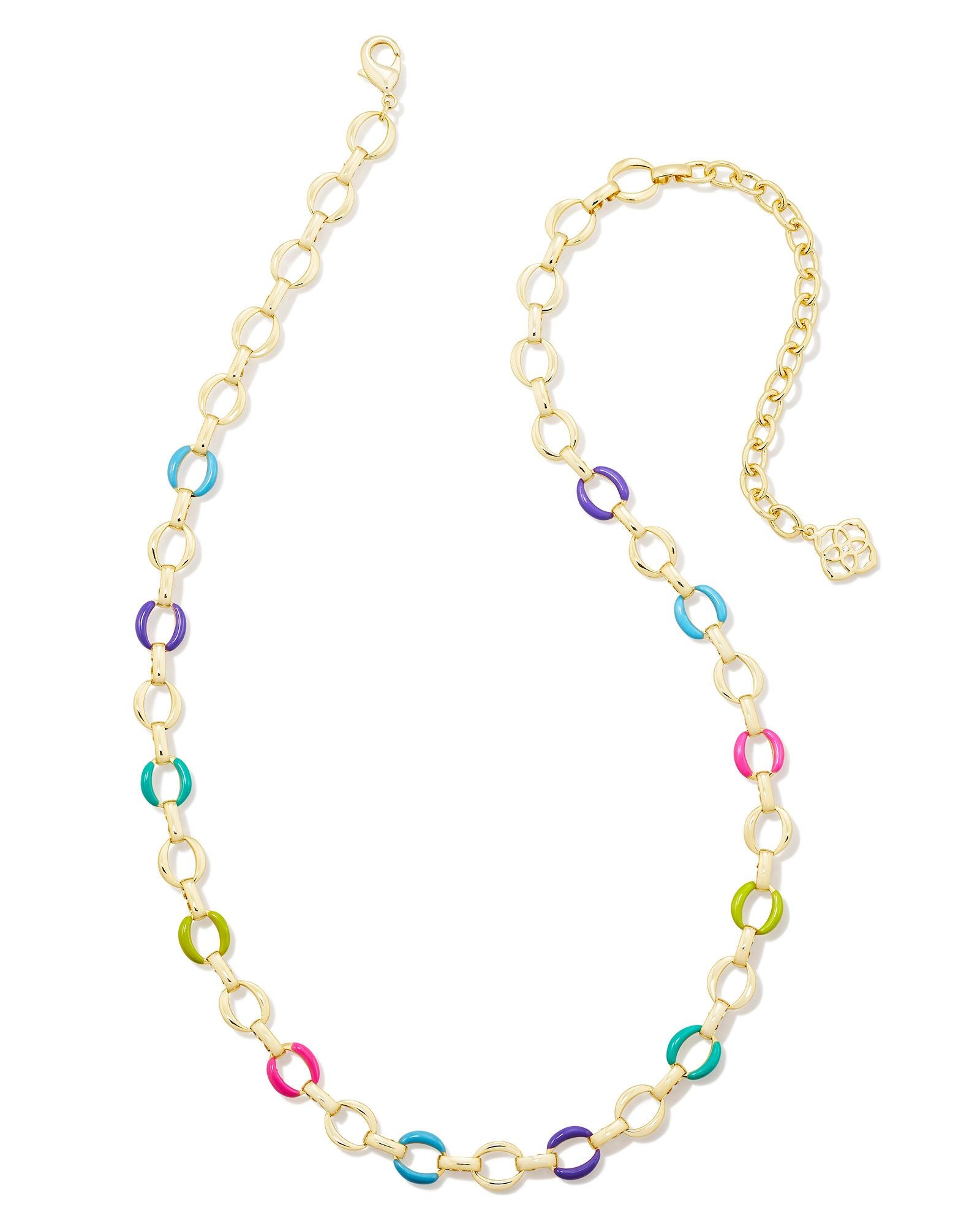 Sale Kelsey Gold Chain Necklace Multi Mix