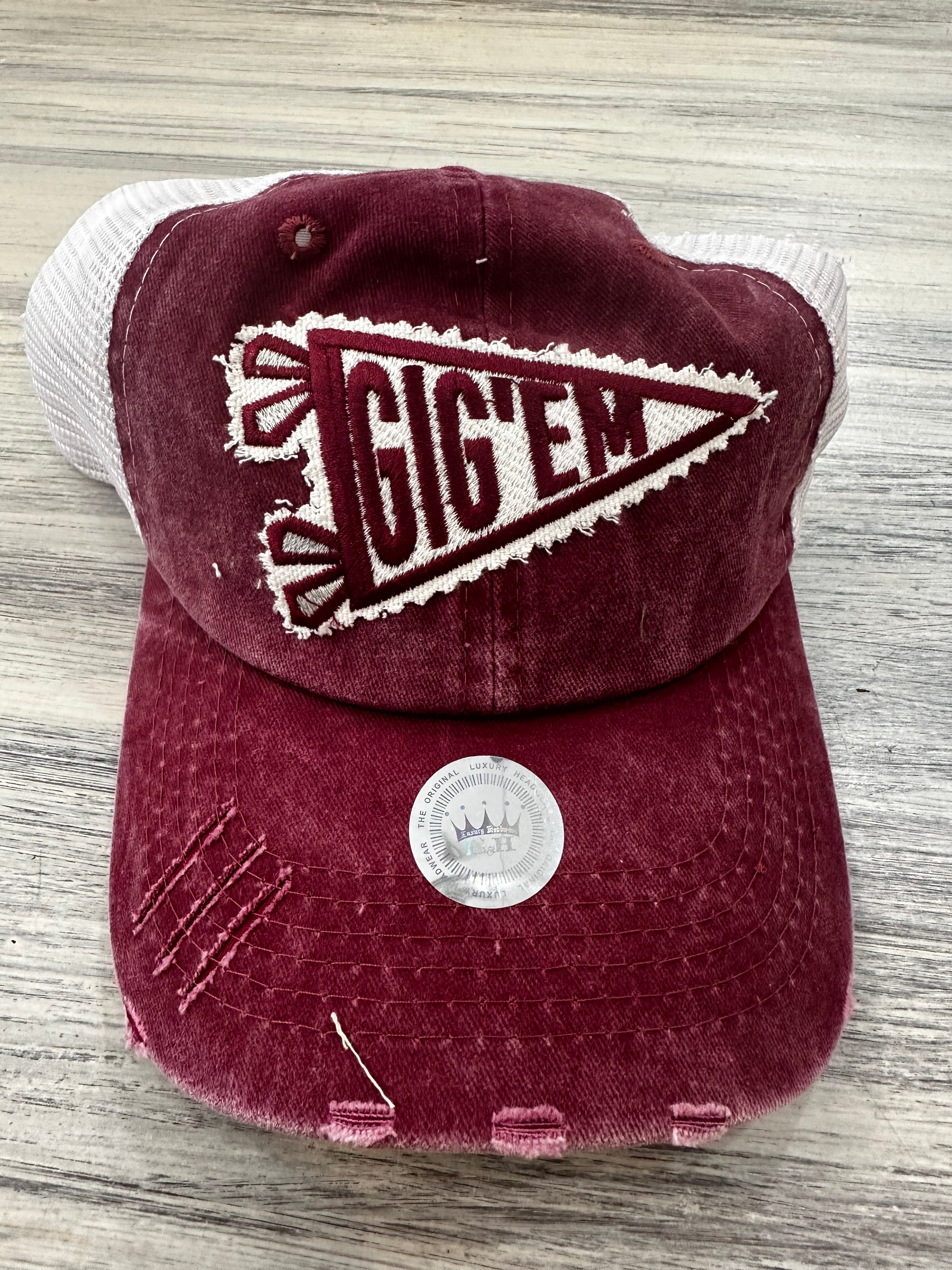 Texas Aggies A & M Baseball Caps