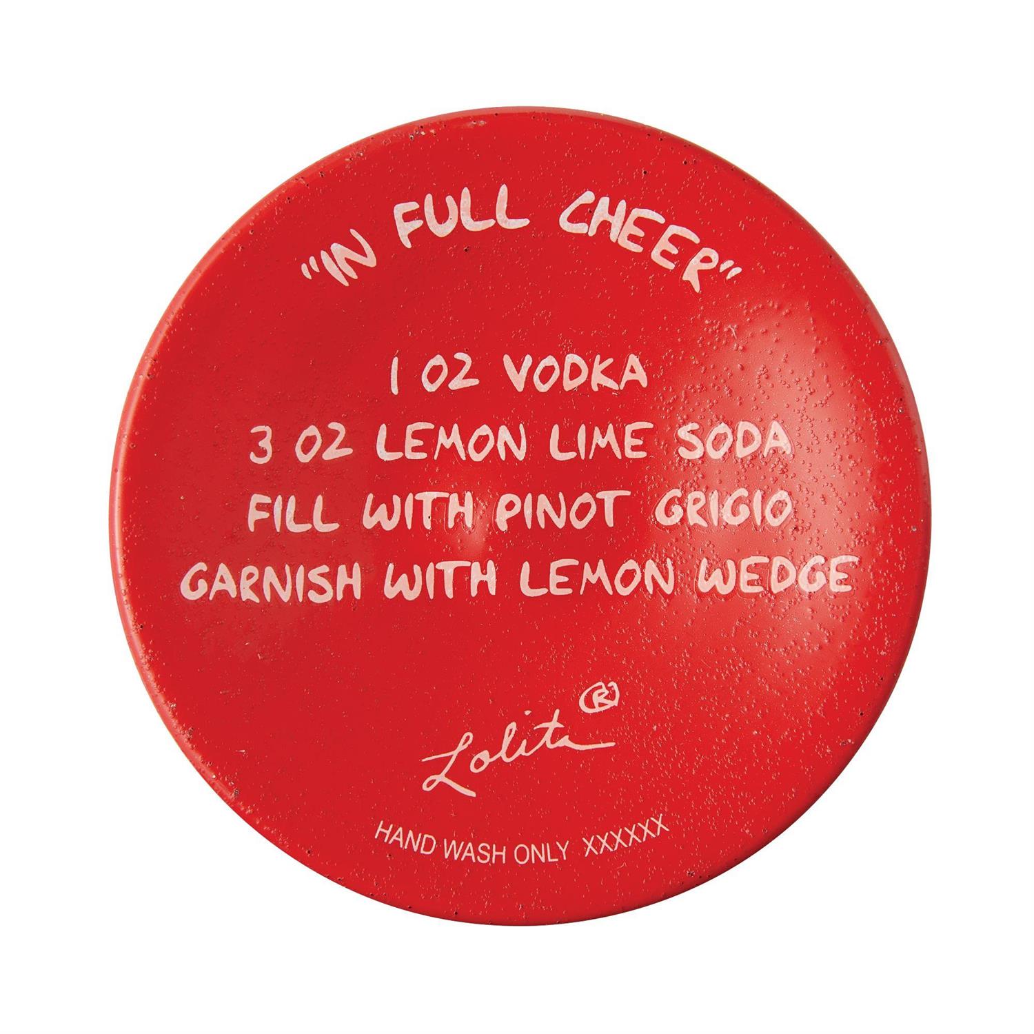 In Full Cheer Lolita Holiday Wine Glass