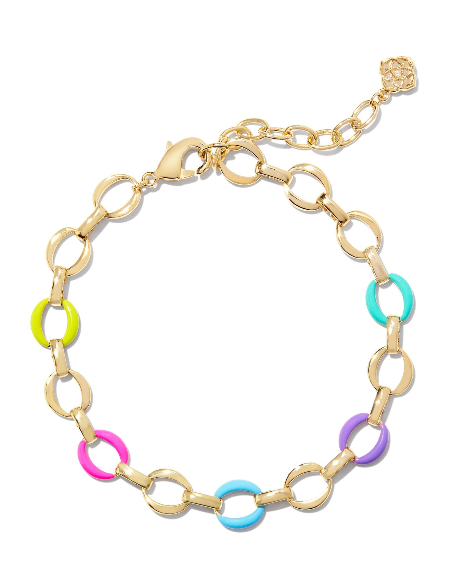 Sale Kelsey Gold Chain Bracelet Multi Mix