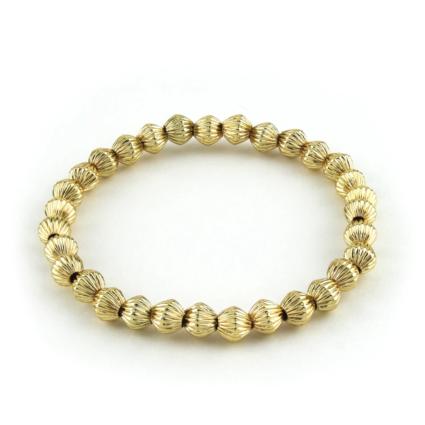 14K Gold Filled Lantern Bracelet 6mm