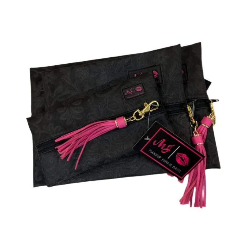 Makeup Junkie Bags 3 sizes Black