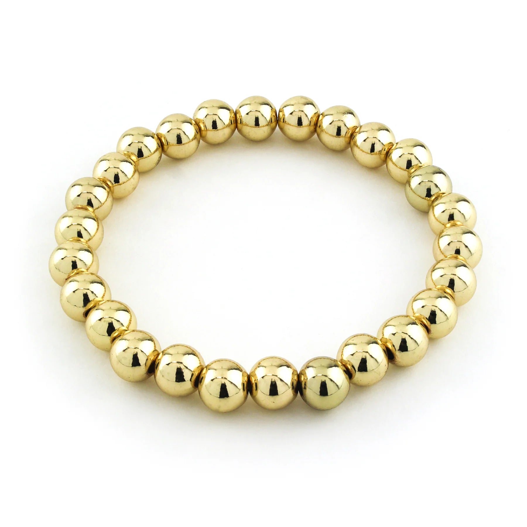 14K Gold Filled Smooth Bracelet 8mm