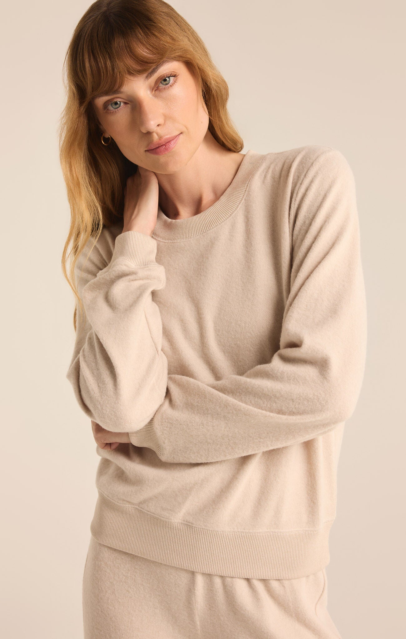 Russel Cozy Pullover Oatmeal Heather