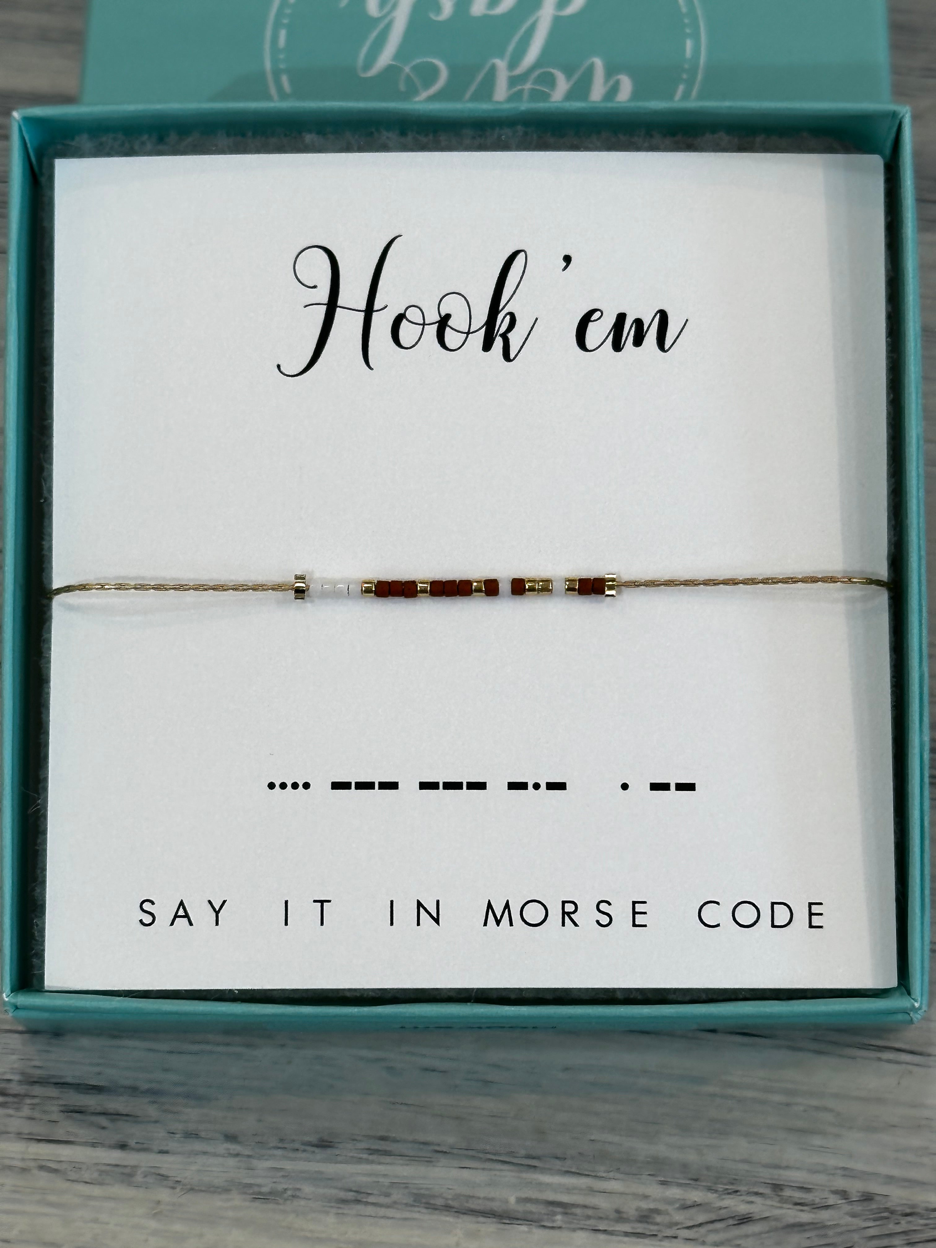 Hook 'Em Dot & Dash Bracelet