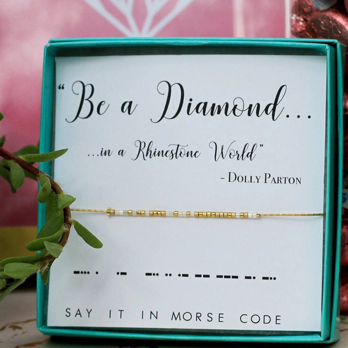 Be a Diamond Dot & Dash Bracelet