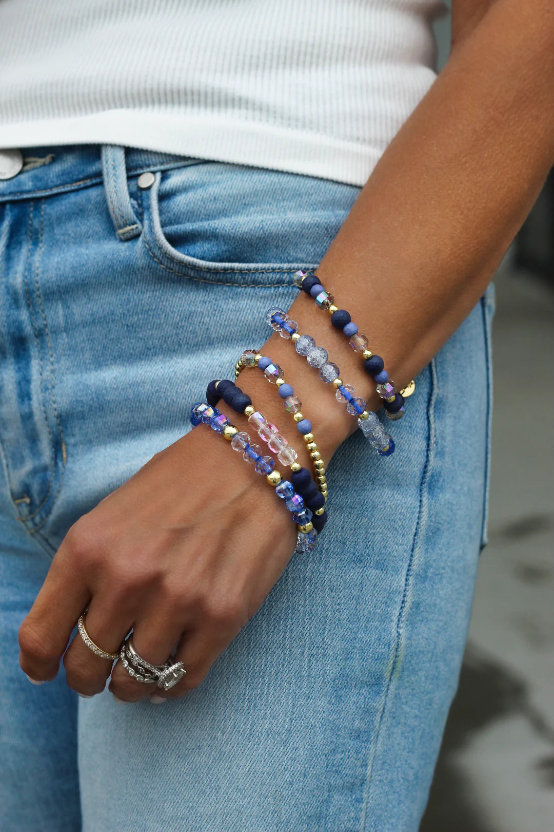 Blueberry Set of 5 Bracelets