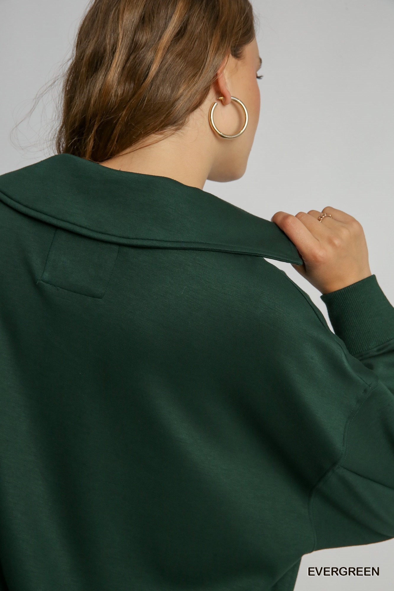 Buttery Soft Long Sleeve Pullover Evergreen