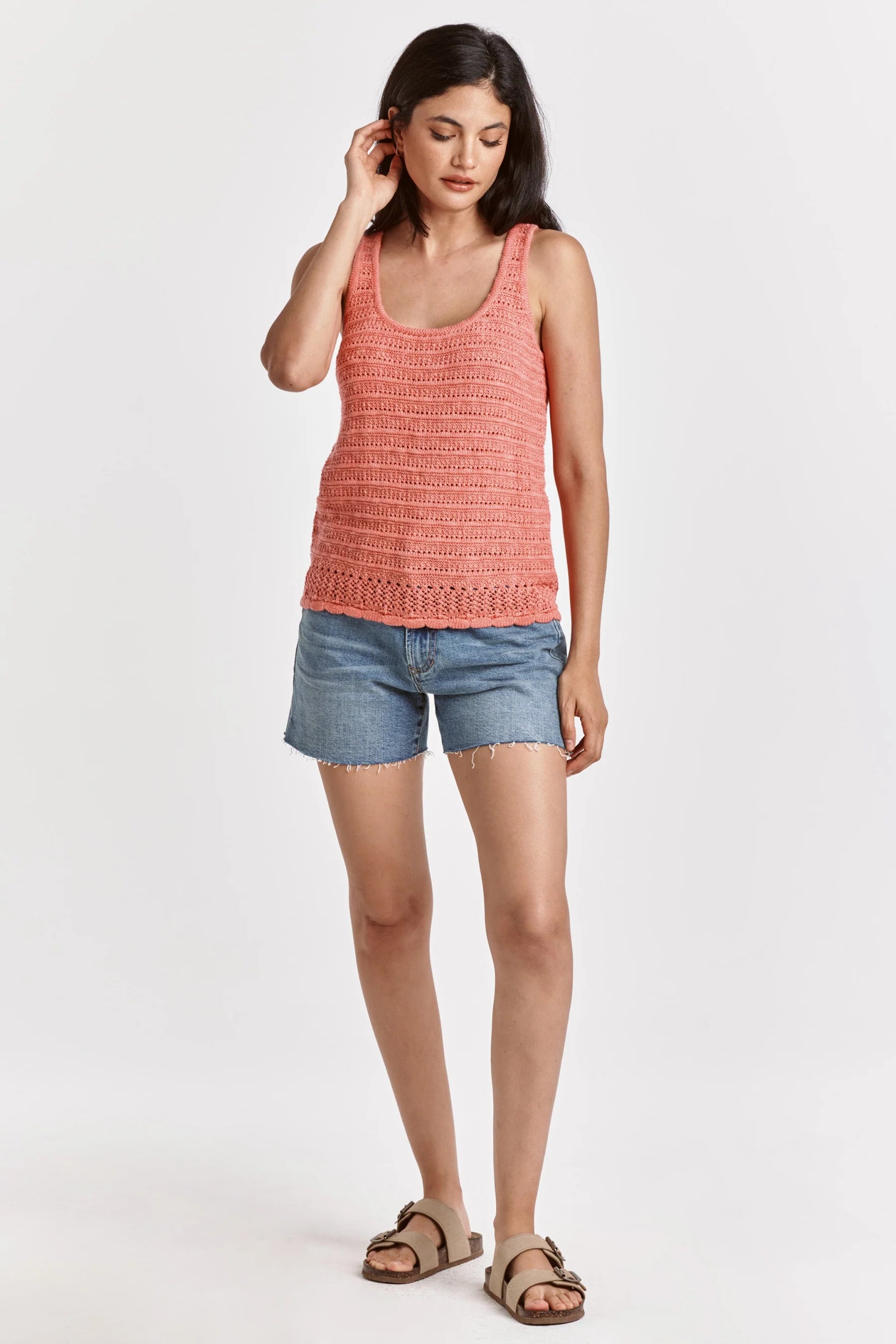 Sale Yalinda Scoop Neck Tank Positano