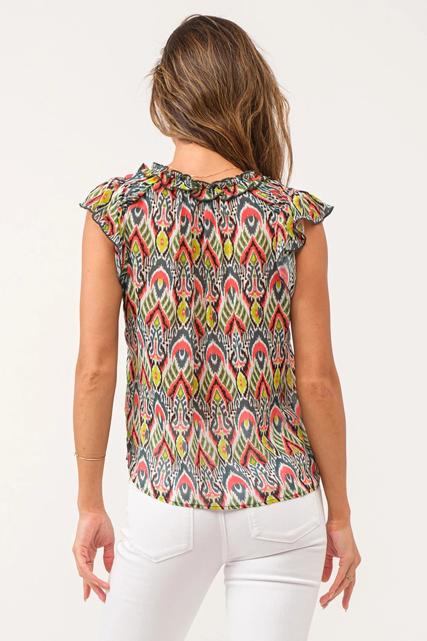 Sale Ullie Keyhole Top Vivid Tribe