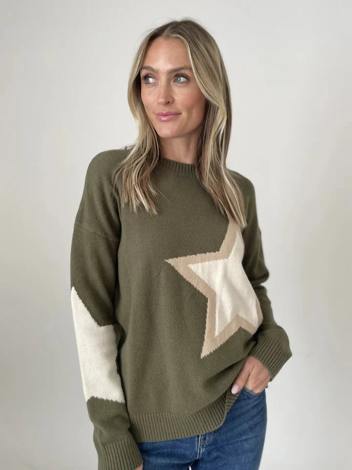 Lex Bold Star Sweater