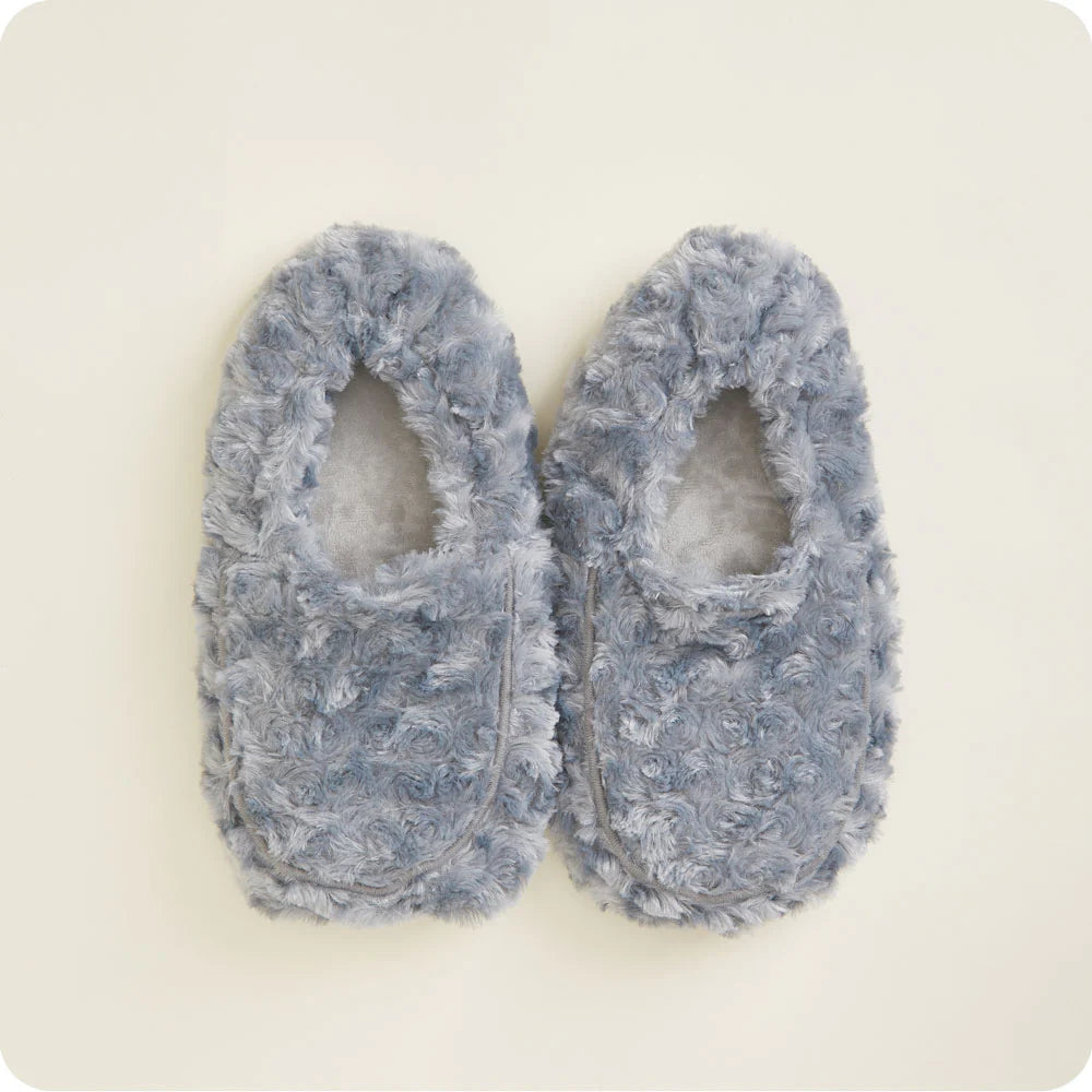 Warmies Slippers Curly Gray