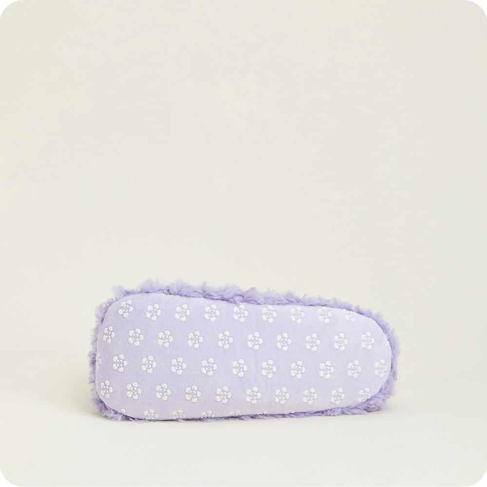 Warmies Slippers Curly Purple