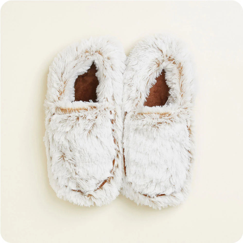 Warmies Slippers Marshmallow Brown