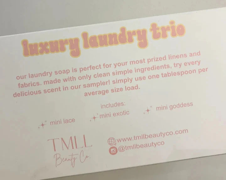 TMLL Luxe Laundry Trio Sampler