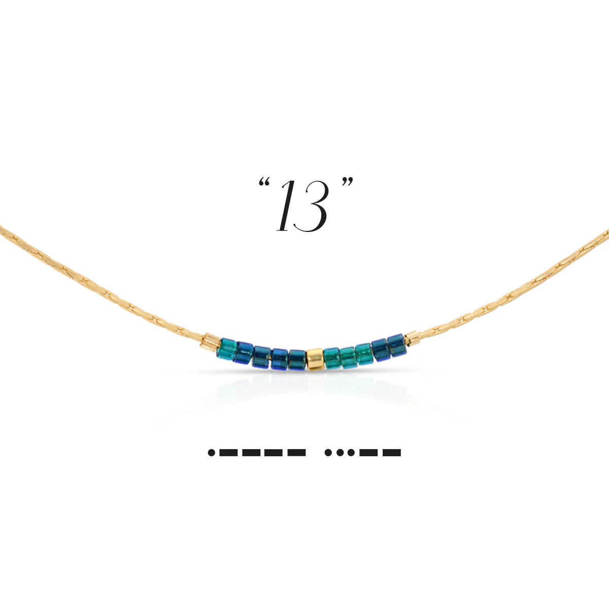 13- Taylor Dot & Dash Necklace