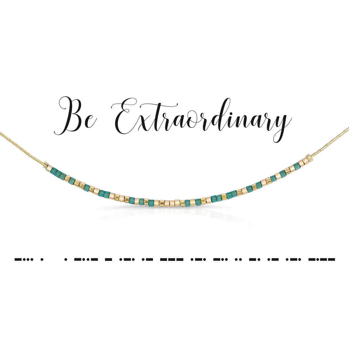 Be Extraordinary Dot & Dash Necklace