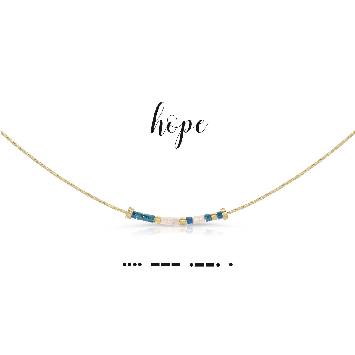 Hope  Dot & Dash Necklace