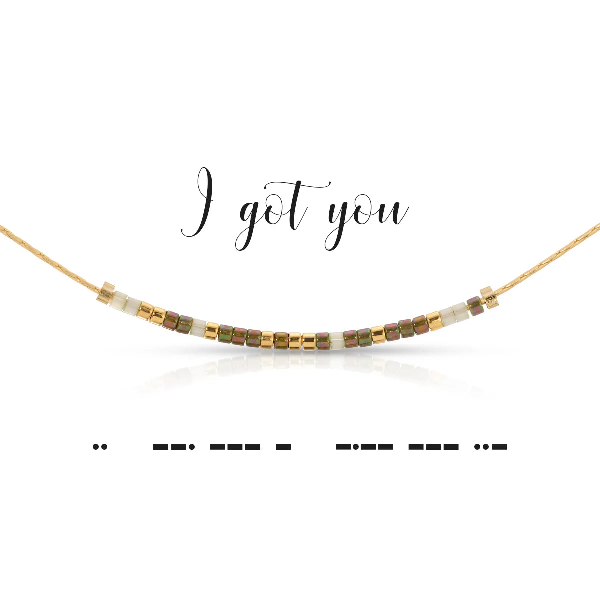 I Got You Dot & Dash Necklace