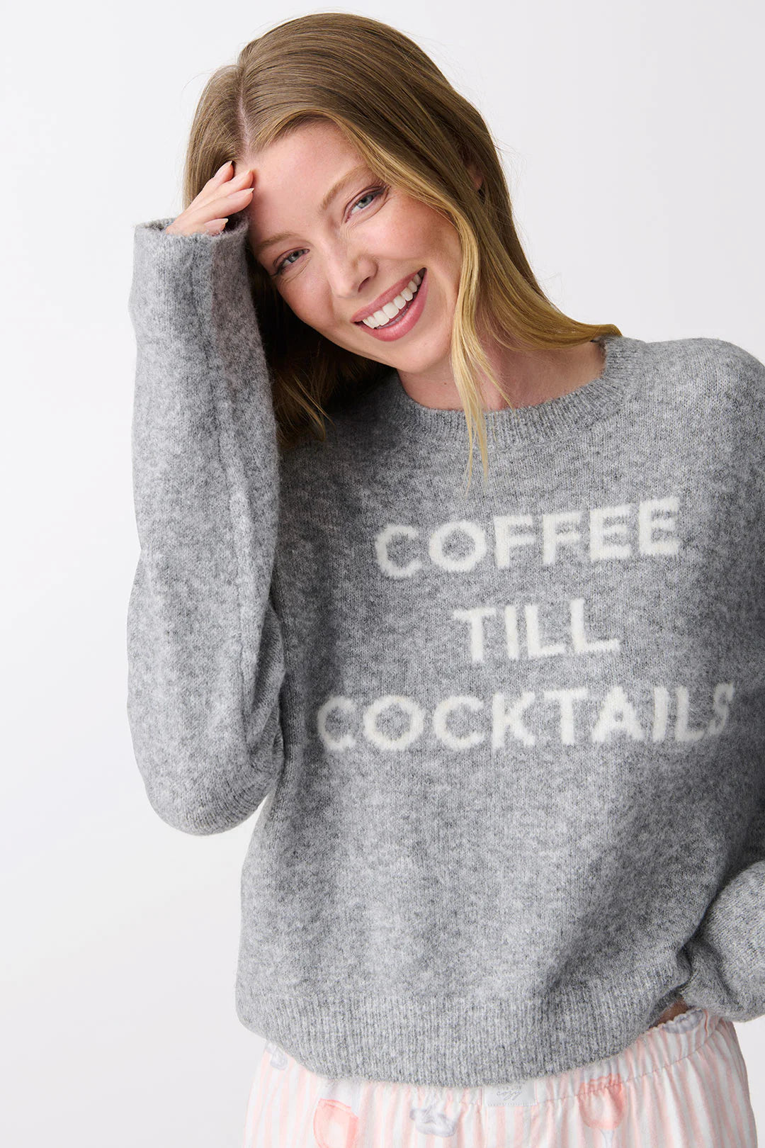 Coffee Till Cocktails Long Sleeve Sweater