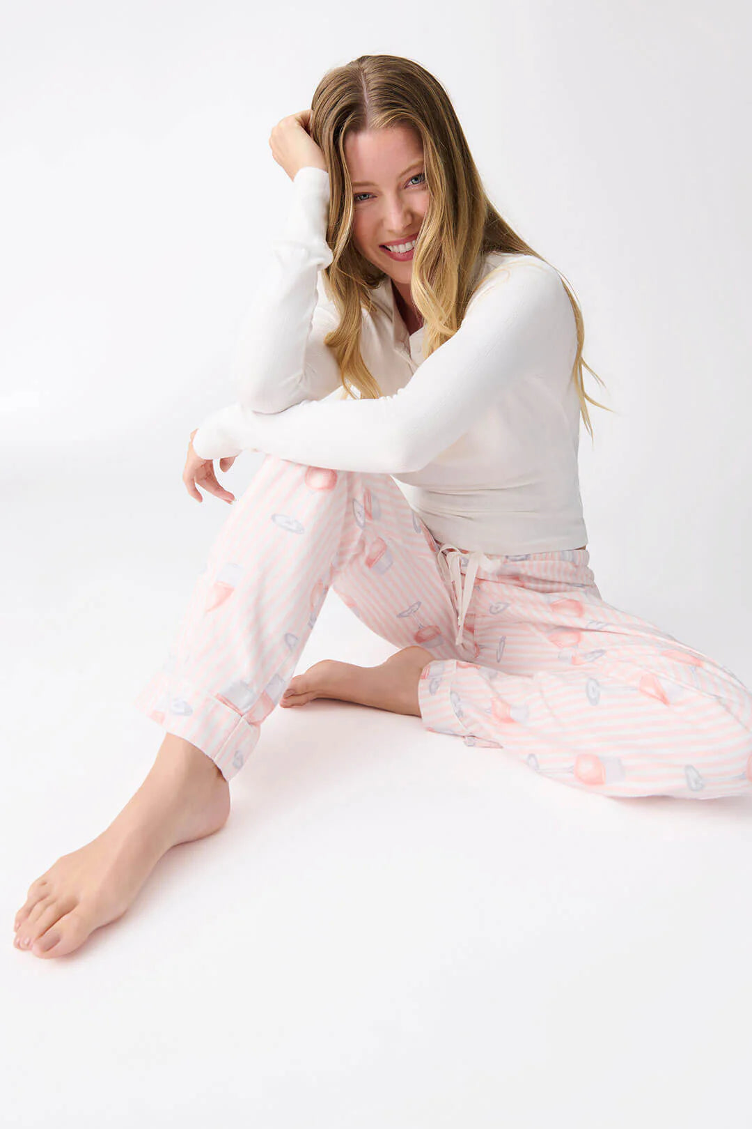 Rose All Day Flannel PJ Pant