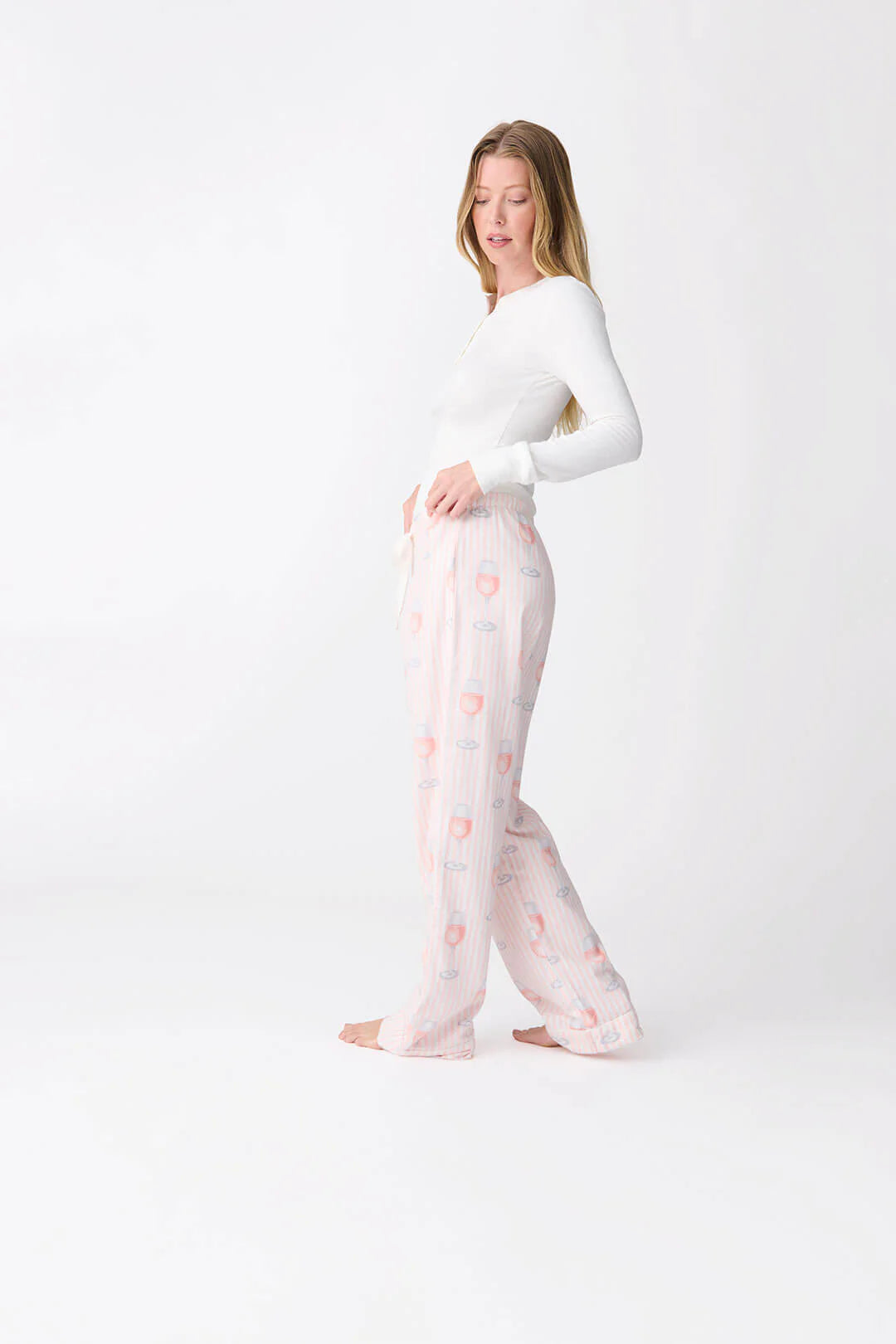 Rose All Day Flannel PJ Pant