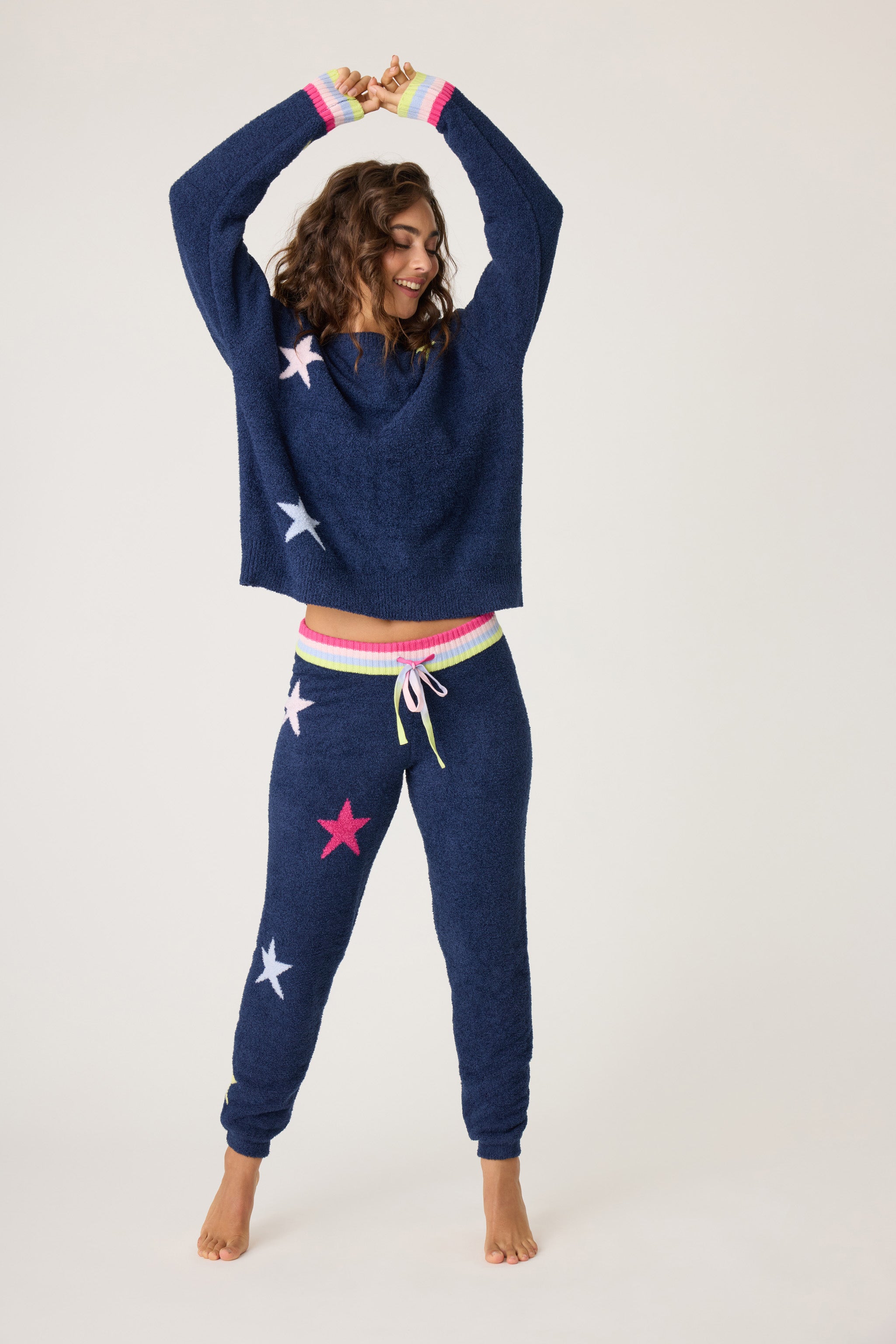 Star Marshmallow Party Lounge Set Navy