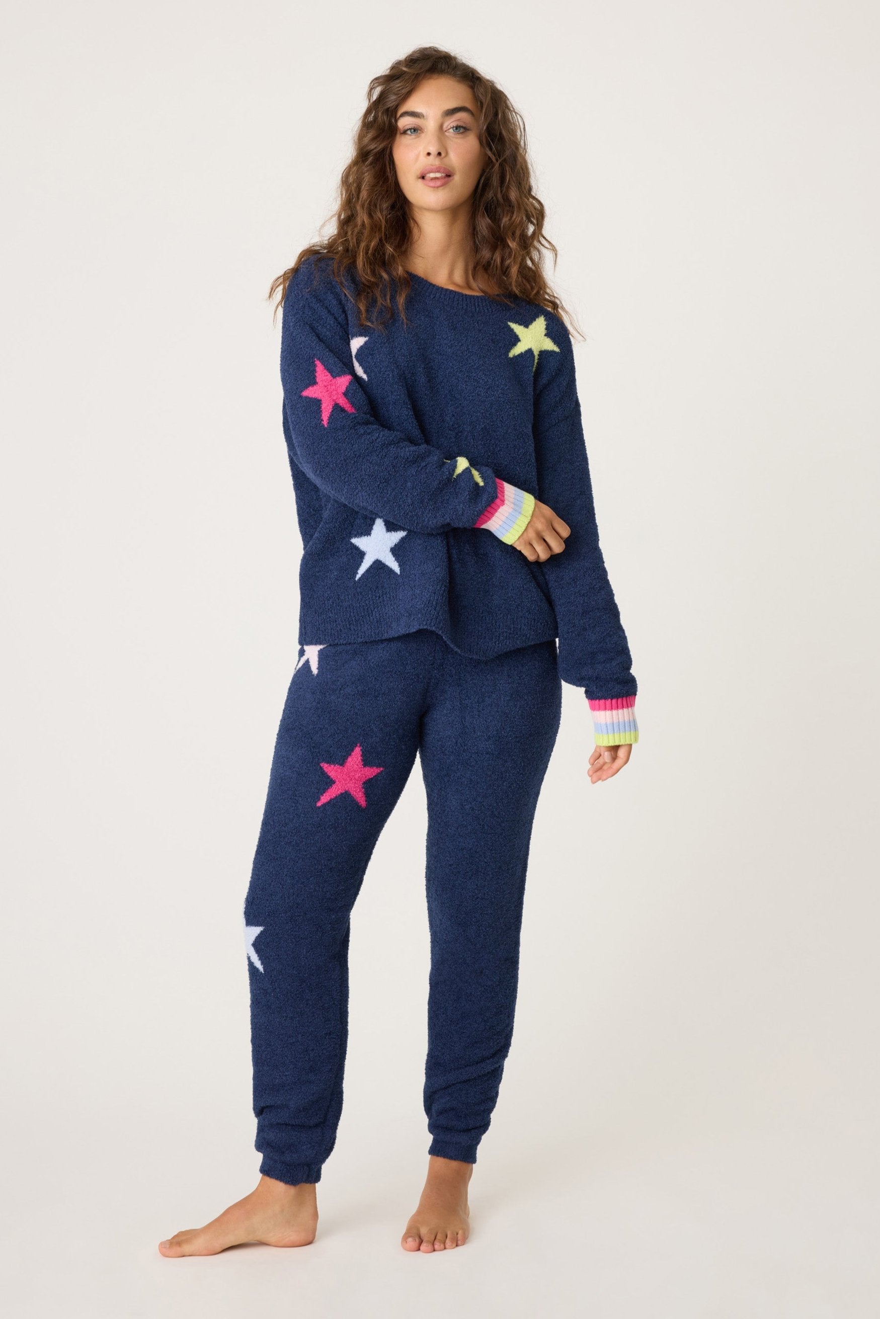 Star Marshmallow Party Lounge Set Navy