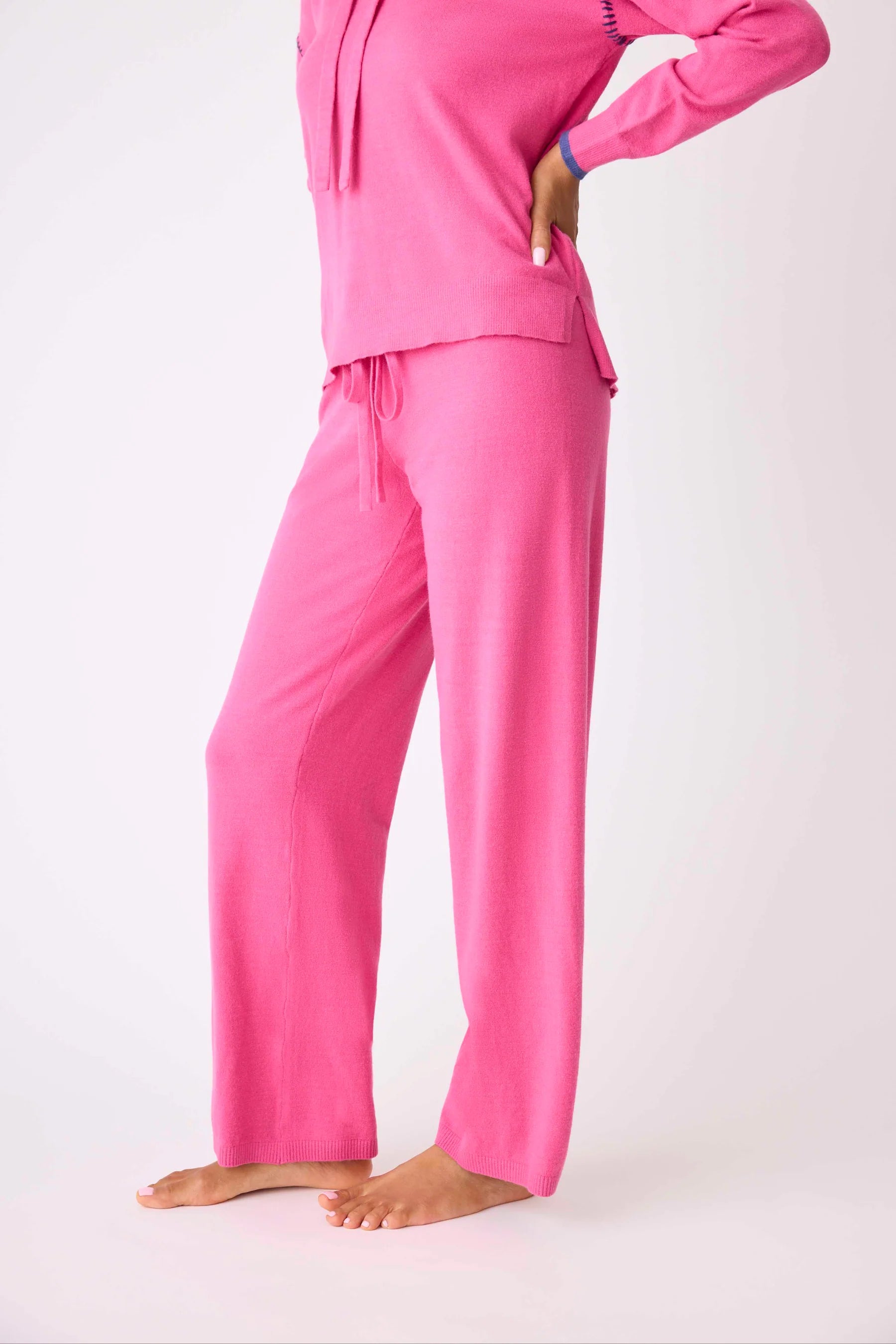 Sweater Weather Lounge Pant Fuchsia