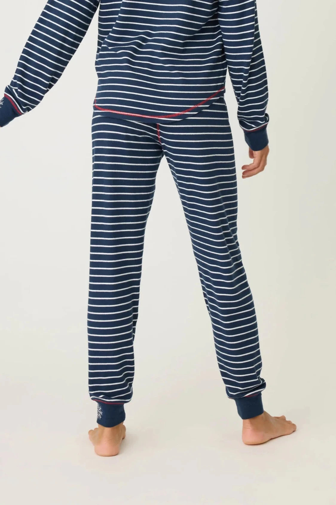 Snowflake Kisses Jammie Pant Navy