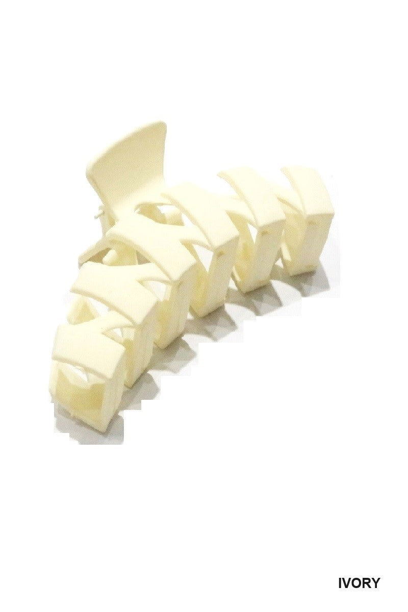 Zig Zag Hair Clip Ivory