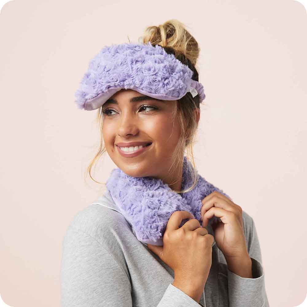 Warmies Eye Mask Curly Purple