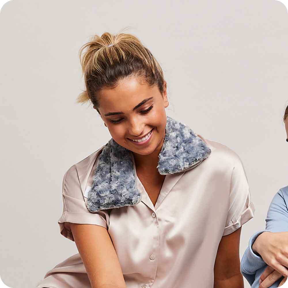 Warmies Neck Wrap Curly Gray