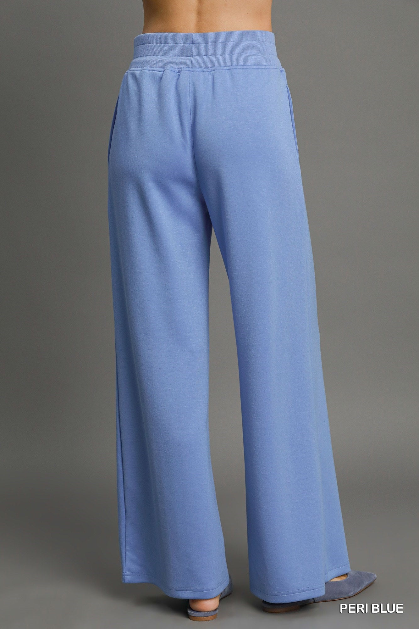 Luxeknit High Waisted Sweatpants Peri Blue