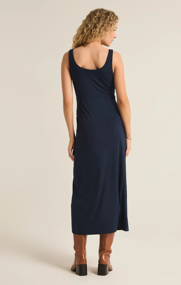 Melbourne Midi Dress Captain Navy