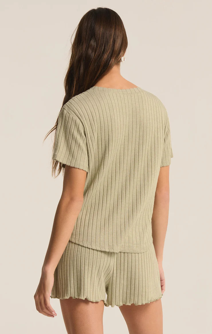 Sale So Soft Rib Tee Meadow