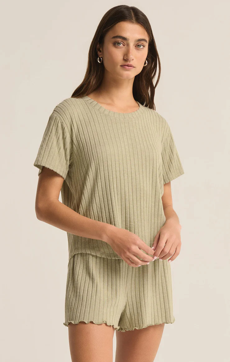 Sale So Soft Rib Tee Meadow