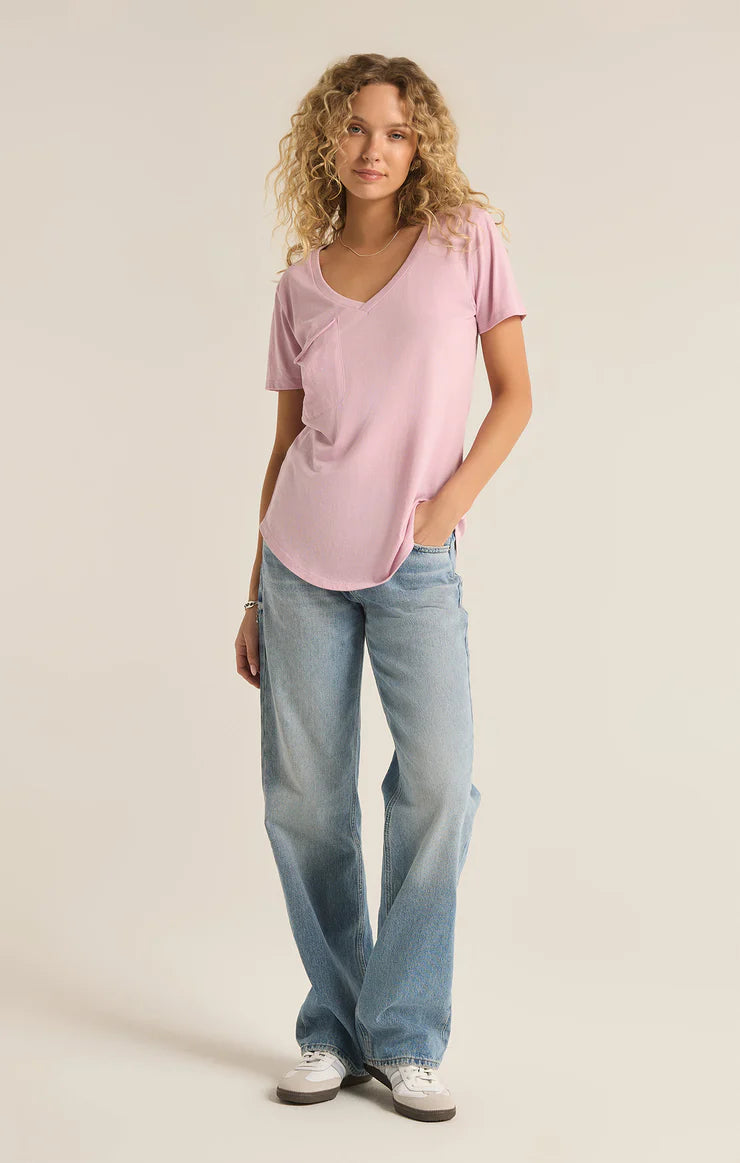 The Pocket Tee Sunset Mauve