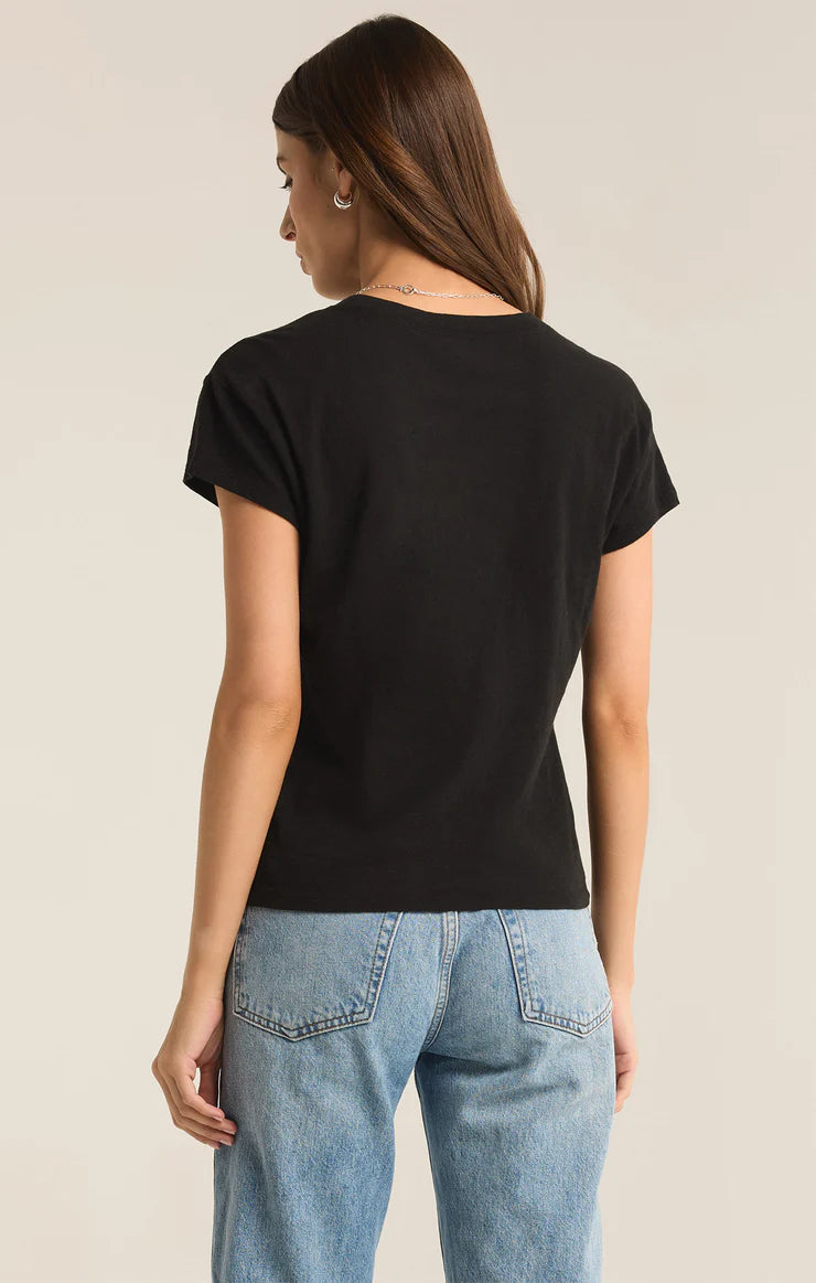 Modern Slub Tee Black