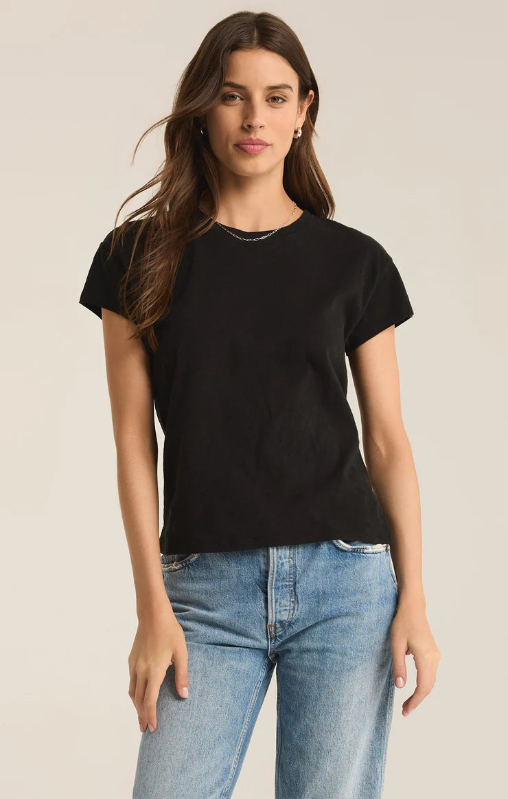 Modern Slub Tee Black