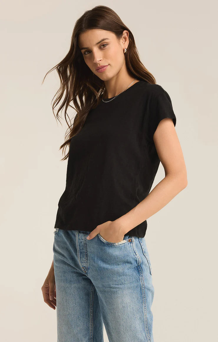 Modern Slub Tee Black