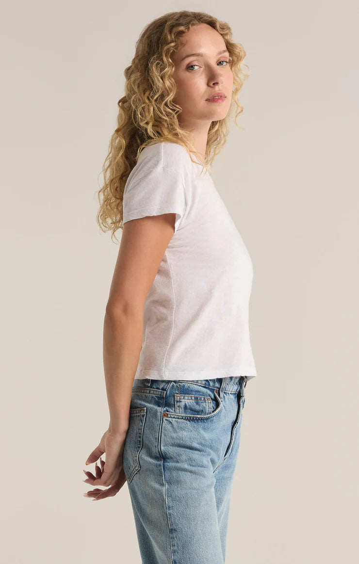 Modern Slub Tee White