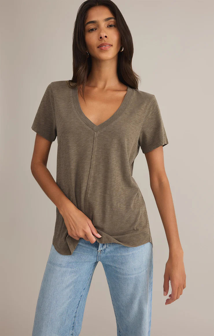 Asher V-Neck Tee Martini