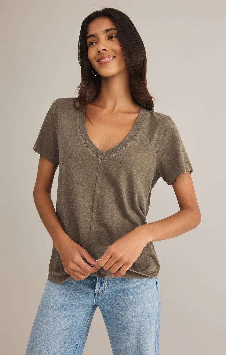 Asher V-Neck Tee Martini