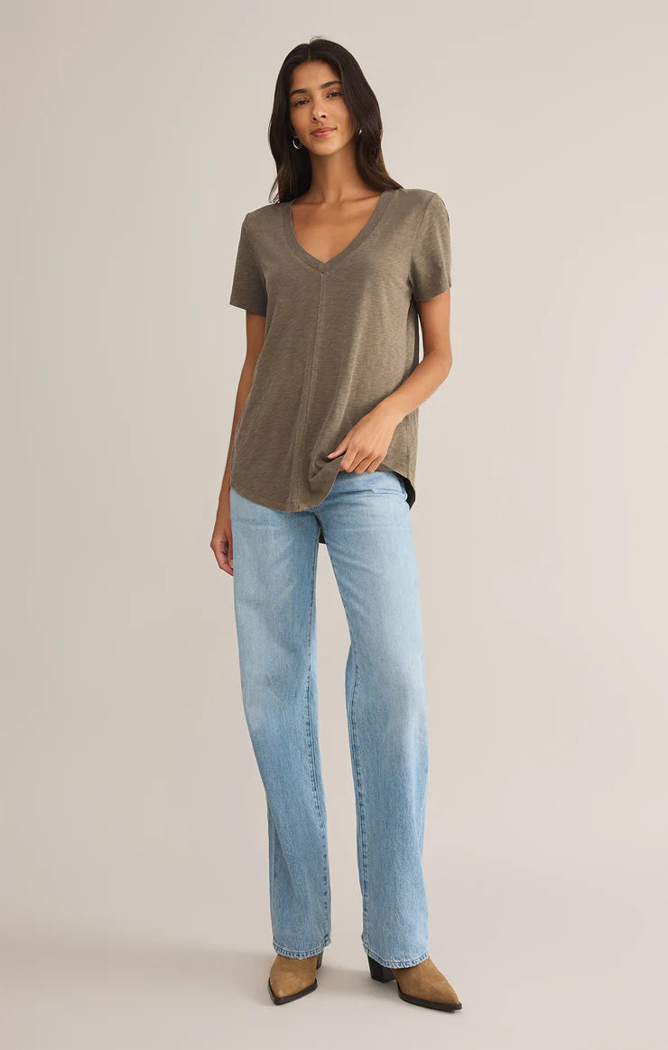 Asher V-Neck Tee Martini