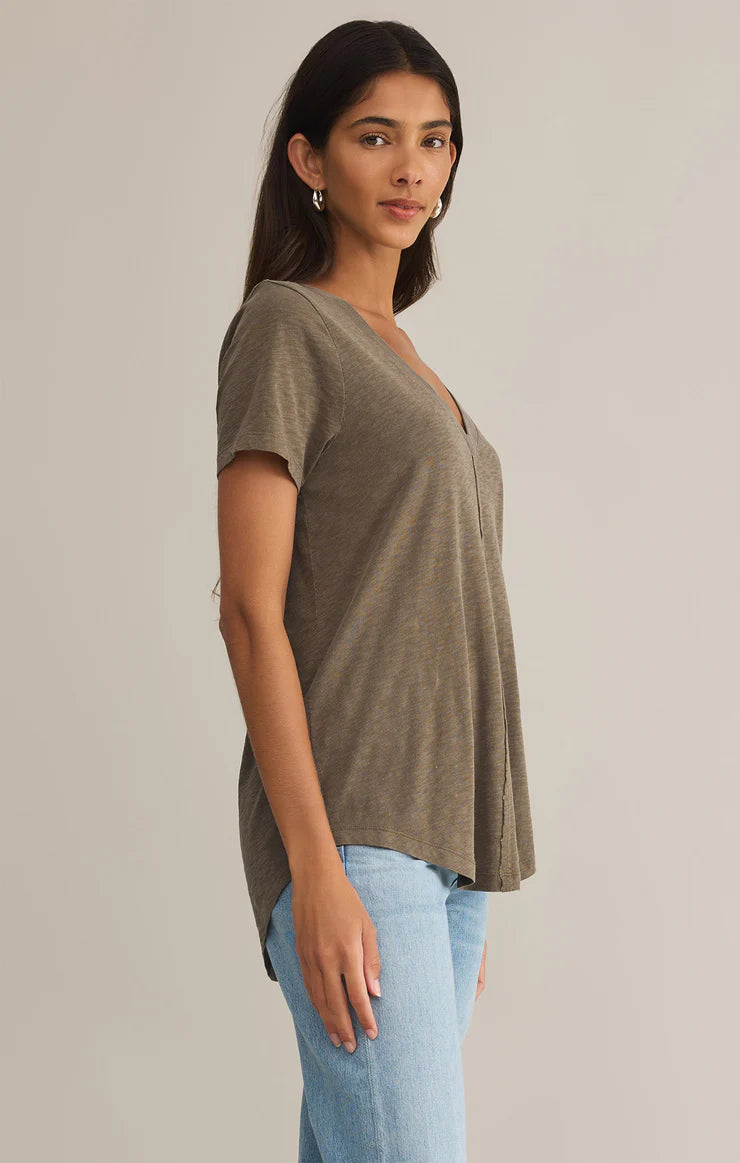 Asher V-Neck Tee Martini